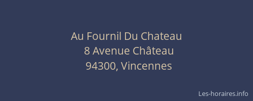 Au Fournil Du Chateau