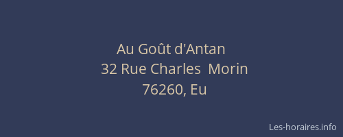 Au Goût d'Antan