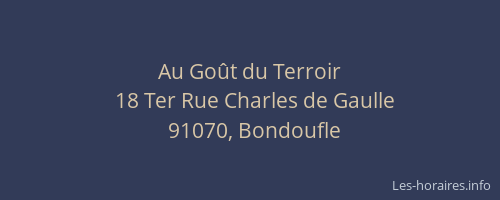 Au Goût du Terroir