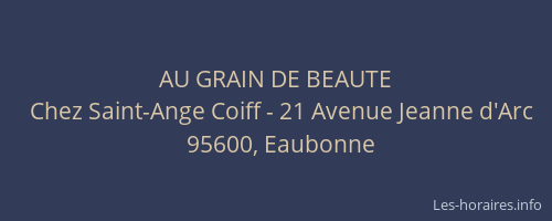 AU GRAIN DE BEAUTE