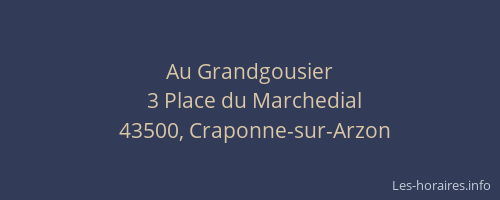 Au Grandgousier