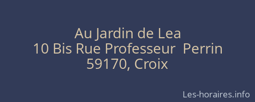 Au Jardin de Lea
