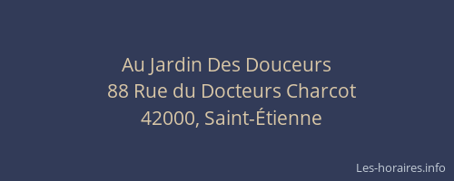 Au Jardin Des Douceurs