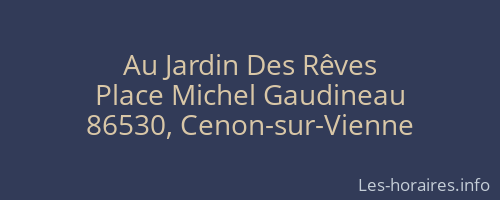 Au Jardin Des Rêves