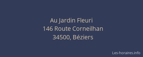Au Jardin Fleuri