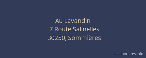 Au Lavandin