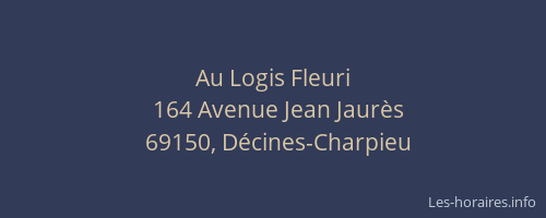 Au Logis Fleuri