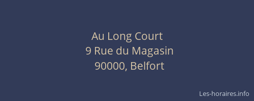 Au Long Court