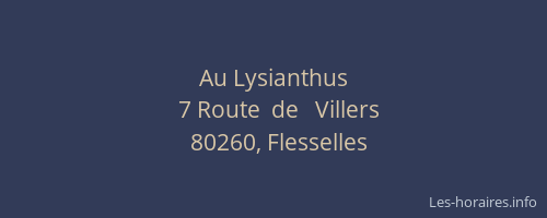 Au Lysianthus