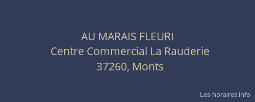 AU MARAIS FLEURI