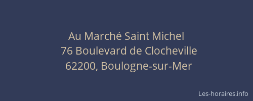 Au Marché Saint Michel