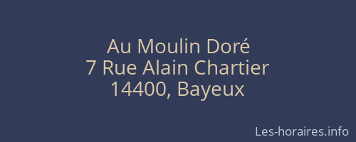 Au Moulin Doré