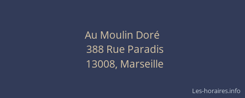 Au Moulin Doré