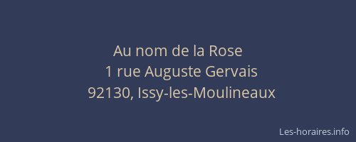 Au nom de la Rose