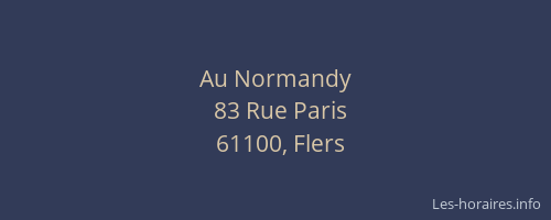 Au Normandy