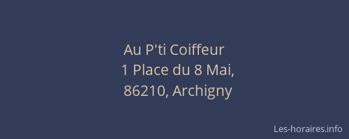 Au P'ti Coiffeur