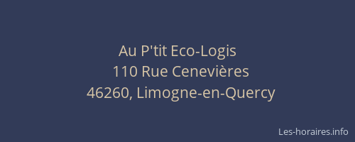 Au P'tit Eco-Logis