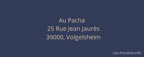 Au Pacha
