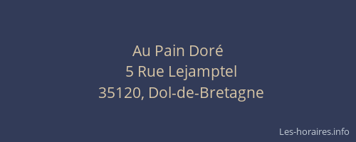 Au Pain Doré