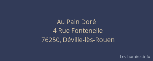 Au Pain Doré