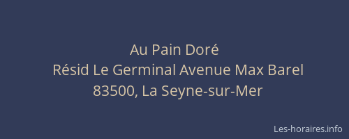 Au Pain Doré