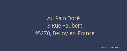 Au Pain Doré