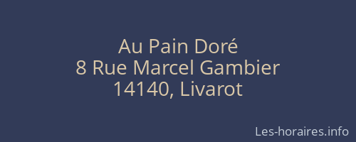 Au Pain Doré