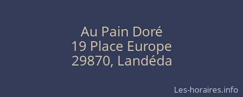 Au Pain Doré