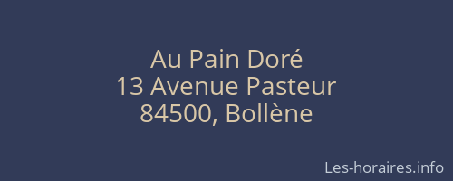 Au Pain Doré