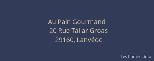 Au Pain Gourmand