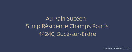 Au Pain Sucéen