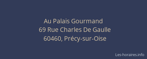 Au Palais Gourmand