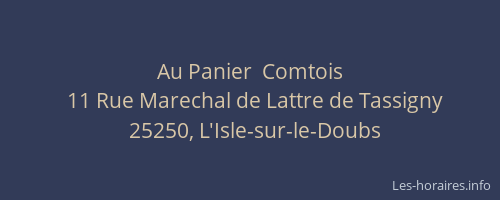 Au Panier  Comtois