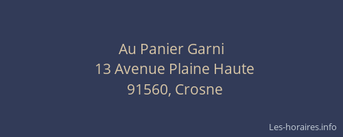 Au Panier Garni