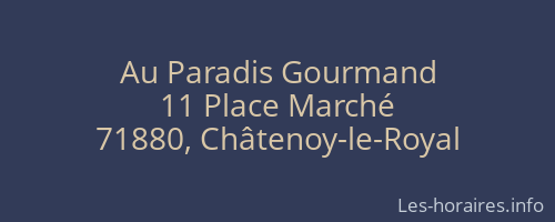 Au Paradis Gourmand