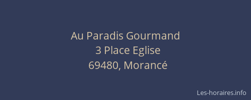 Au Paradis Gourmand