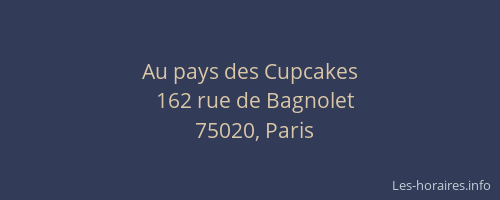 Au pays des Cupcakes