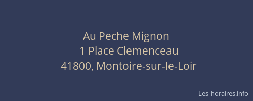 Au Peche Mignon