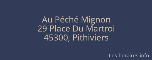 Au Péché Mignon