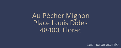 Au Pêcher Mignon