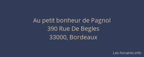 Au petit bonheur de Pagnol