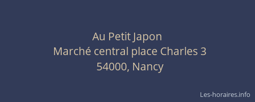 Au Petit Japon