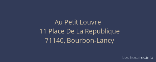 Au Petit Louvre
