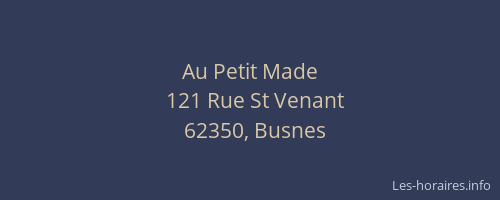 Au Petit Made