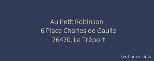 Au Petit Robinson