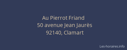 Au Pierrot Friand