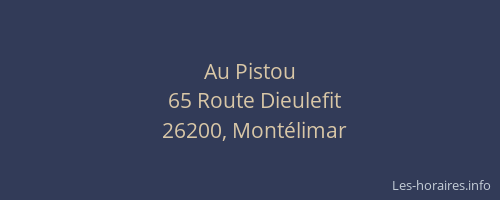 Au Pistou