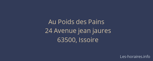 Au Poids des Pains