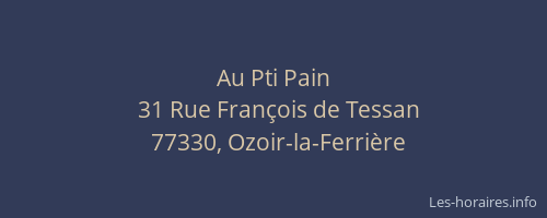 Au Pti Pain