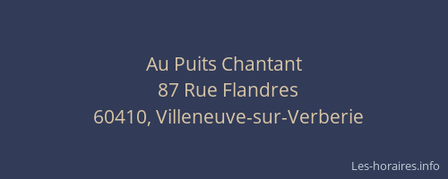 Au Puits Chantant